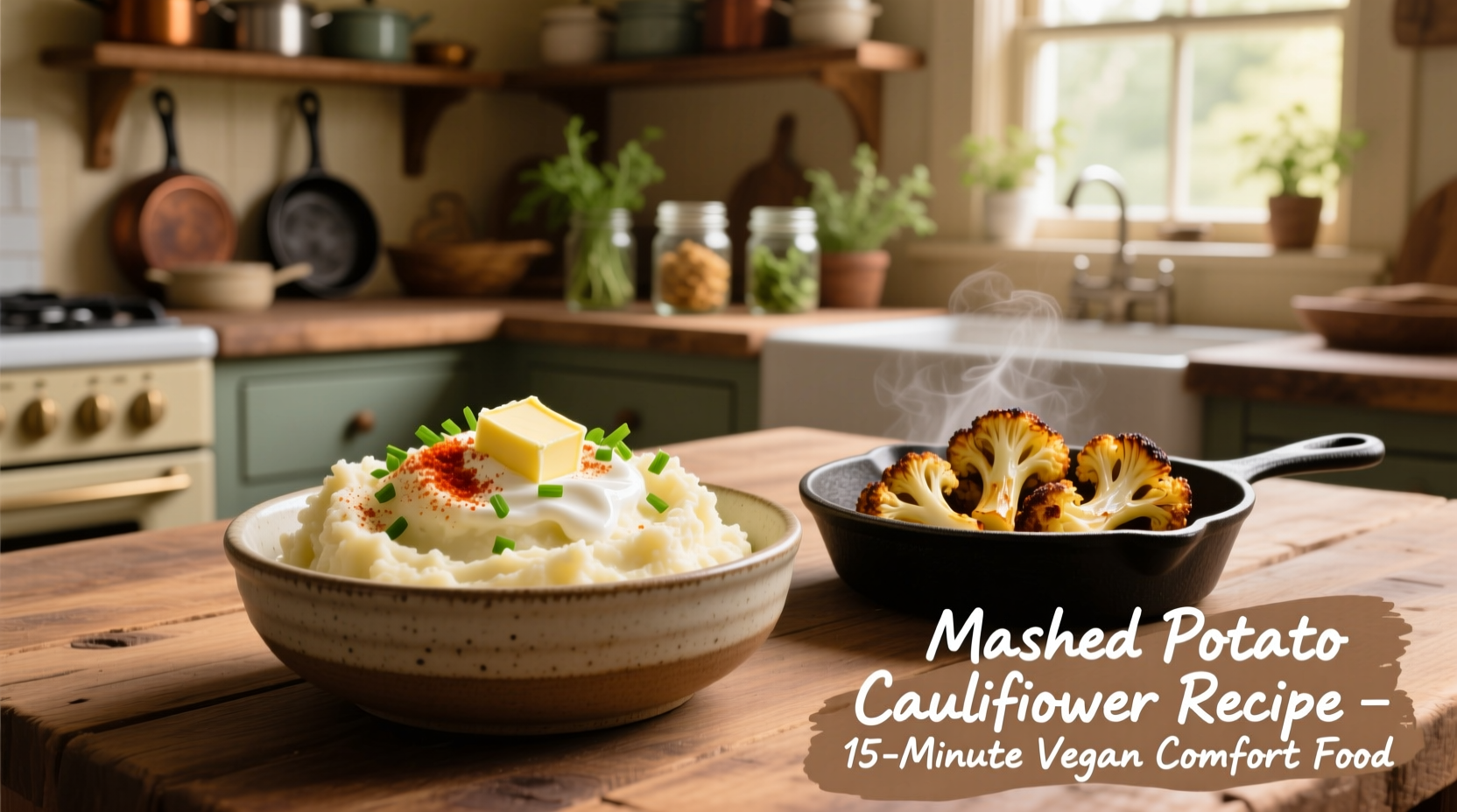 Creamy Cauliflower Mashed Potatoes Recipe - Healthy Twist