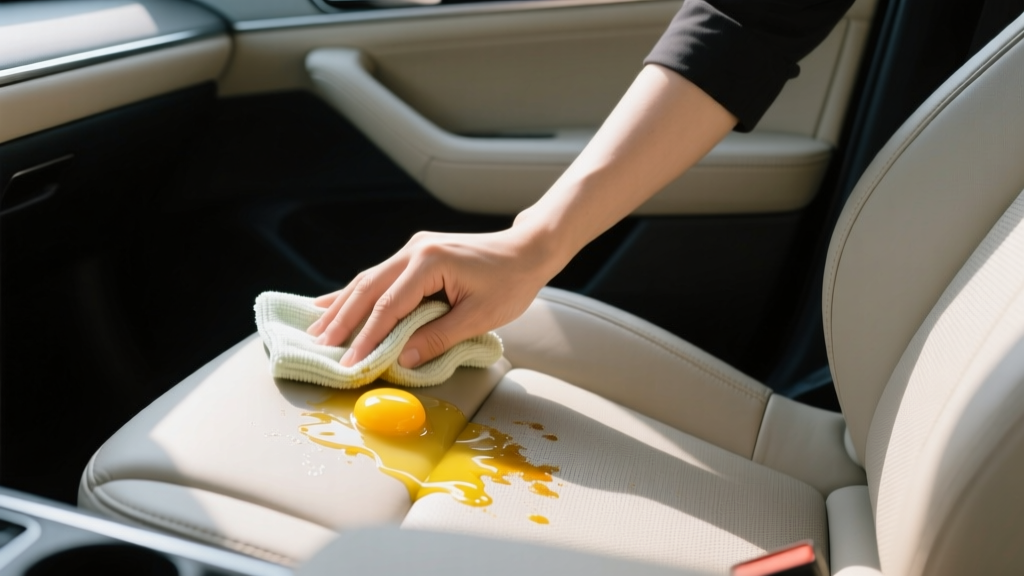 Easy & Tested: How to Get Egg Out of Car Interior Fast