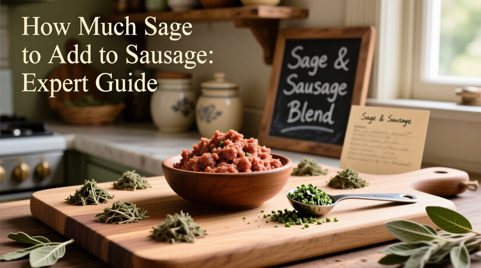 Perfect Sage-to-Sausage Ratio | TheHomeSprouts