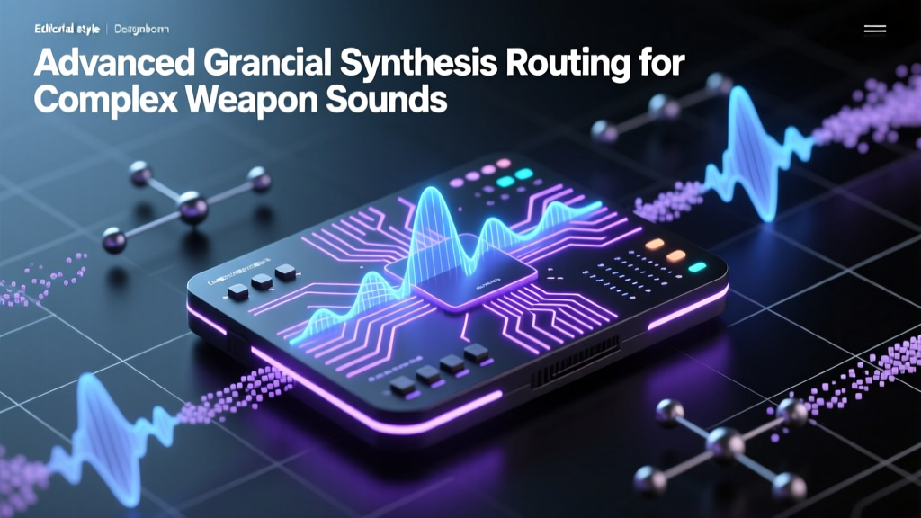 Granular Synthesis for Weapon Sounds