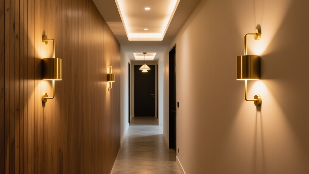 Narrow Hallway Wall Sconces (<36" Wide)