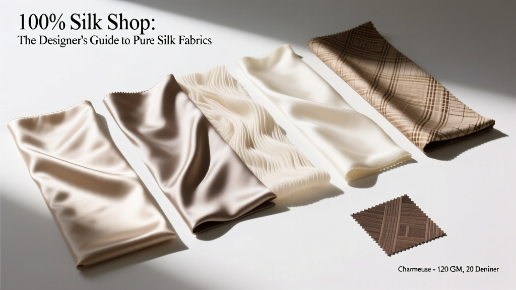 100% Silk Shop: The Designer’s Guide to Pure Silk Fabrics
