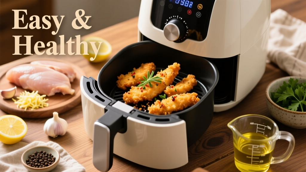 Crispy Chicken Strips in Air Fryer (Easy & Healthy!)