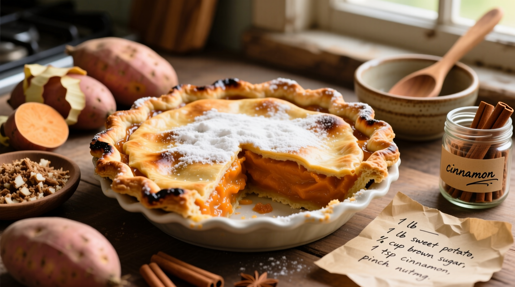 Sweet Potato Pie Main Ingredients: Essential Components