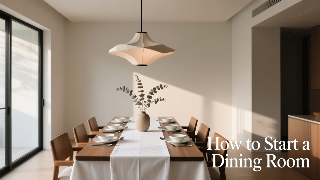 How to Start a Dining Room: Step-by-Step Guide