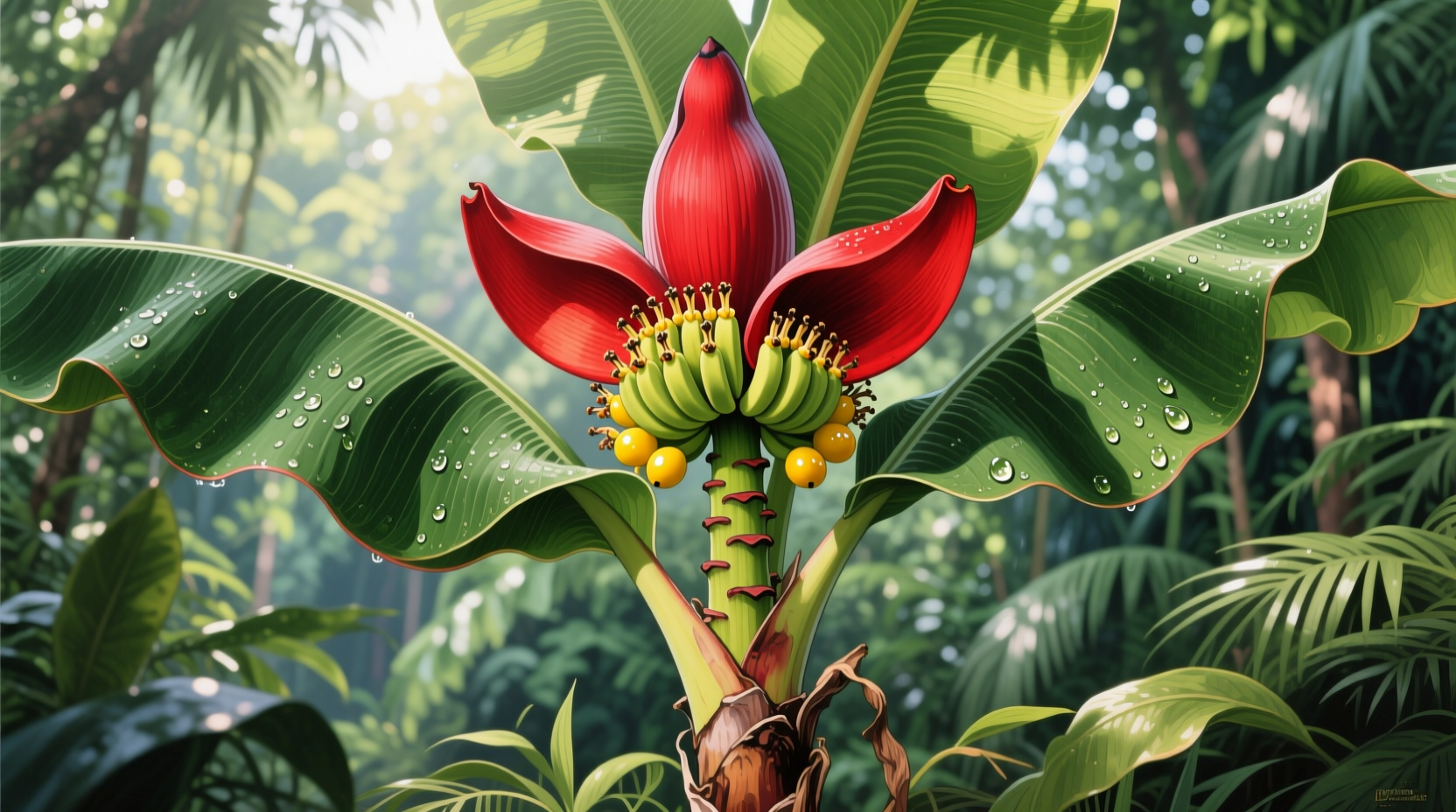 musa coccinea