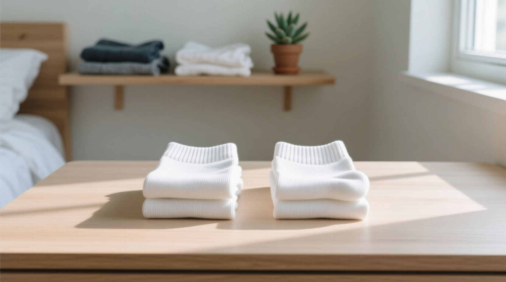 fold socks instead of rolling them for better organizat