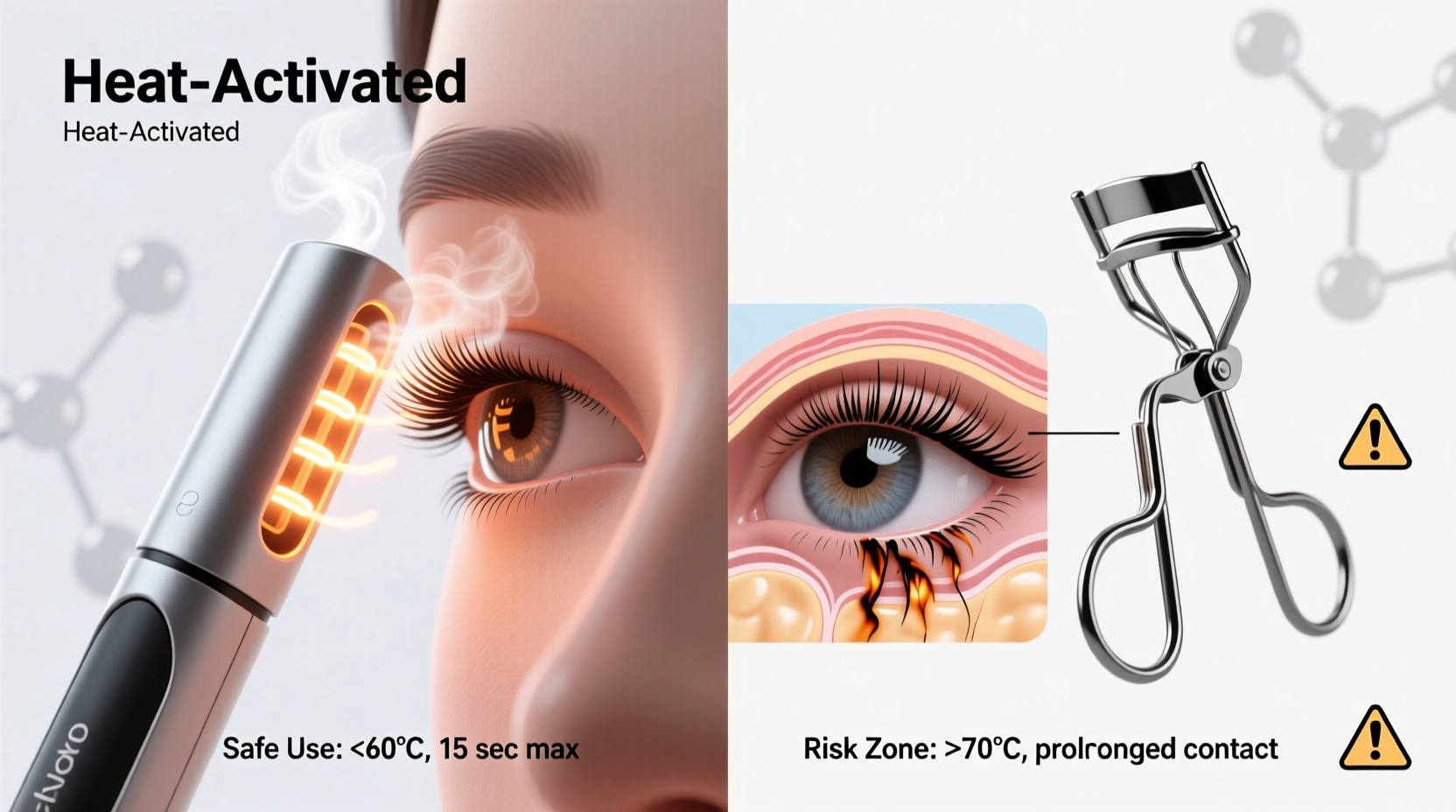 is a heated eyelash curler safe or a fast track to lash damage