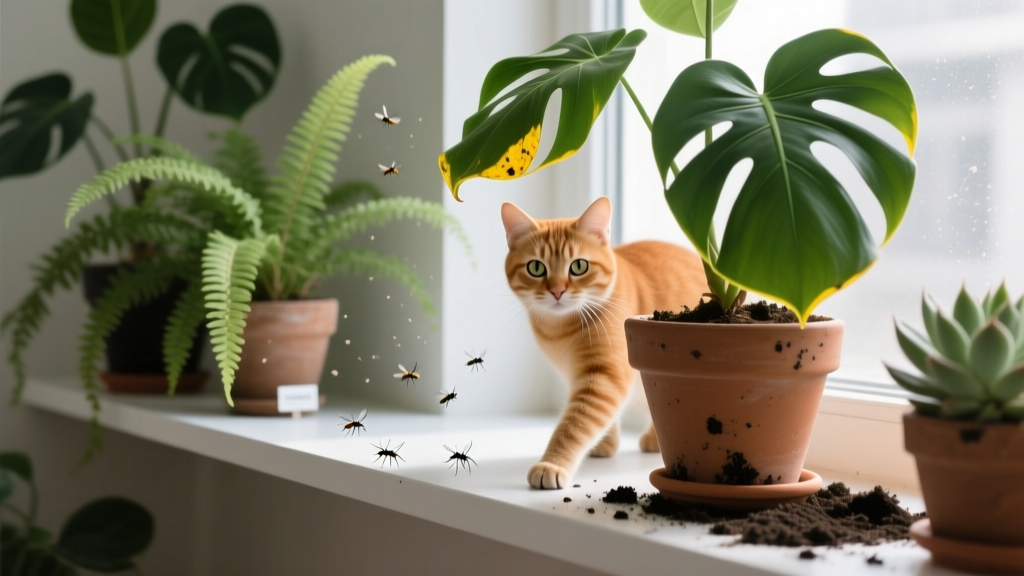 Indoor Plant Flies: Toxic to Cats? Safe 72-Hour Fix