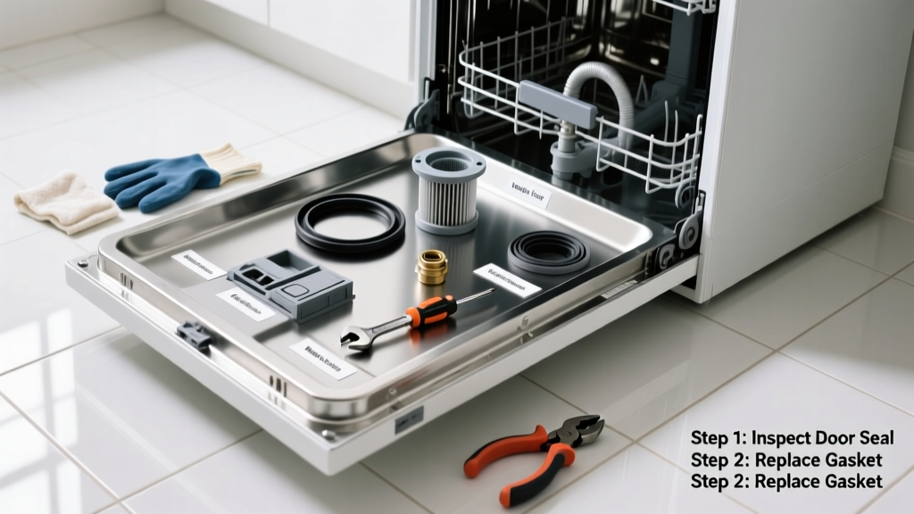 How to Fix a Leaking Dishwasher: Step-by-Step Repair