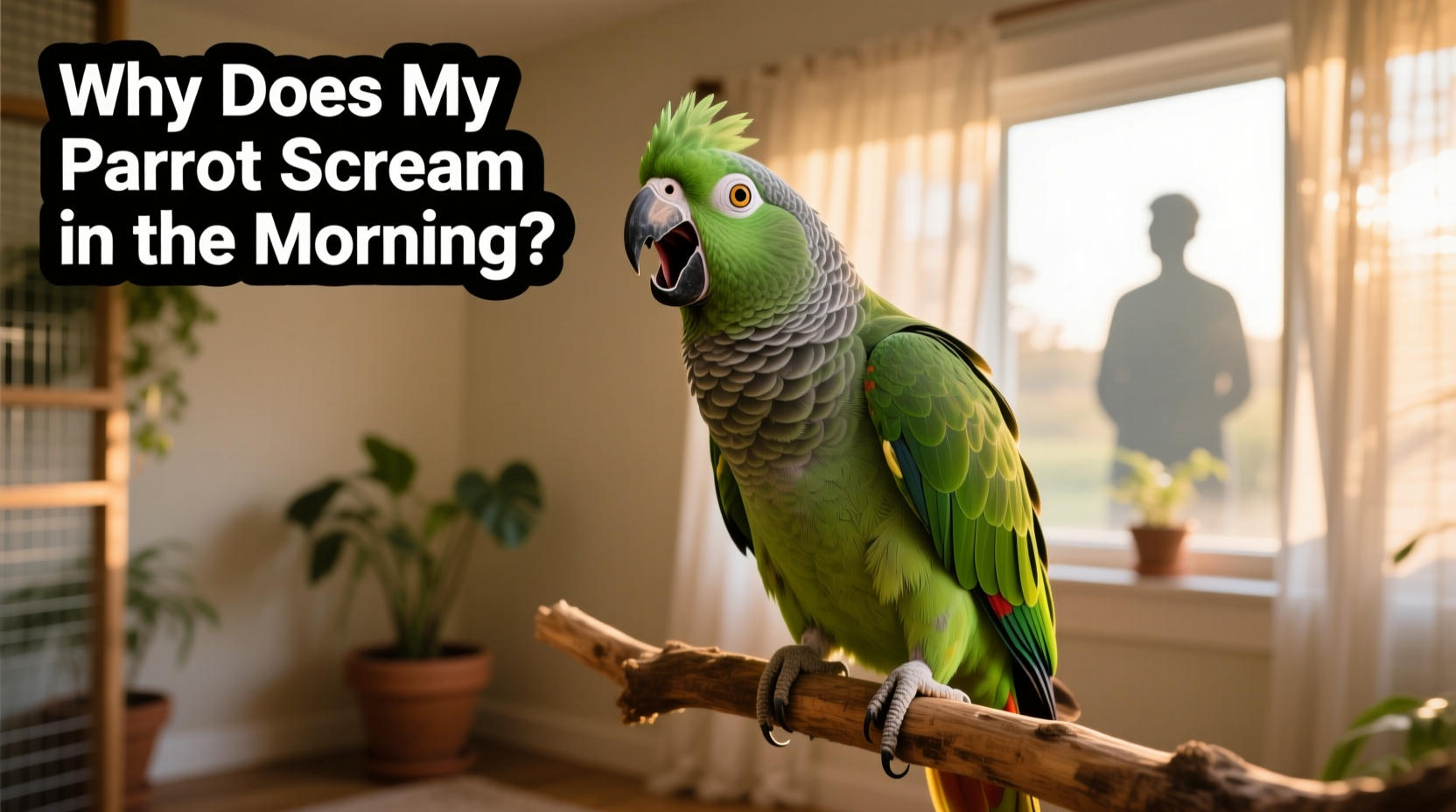 why does my parrot scream in the morning behavior insights and training