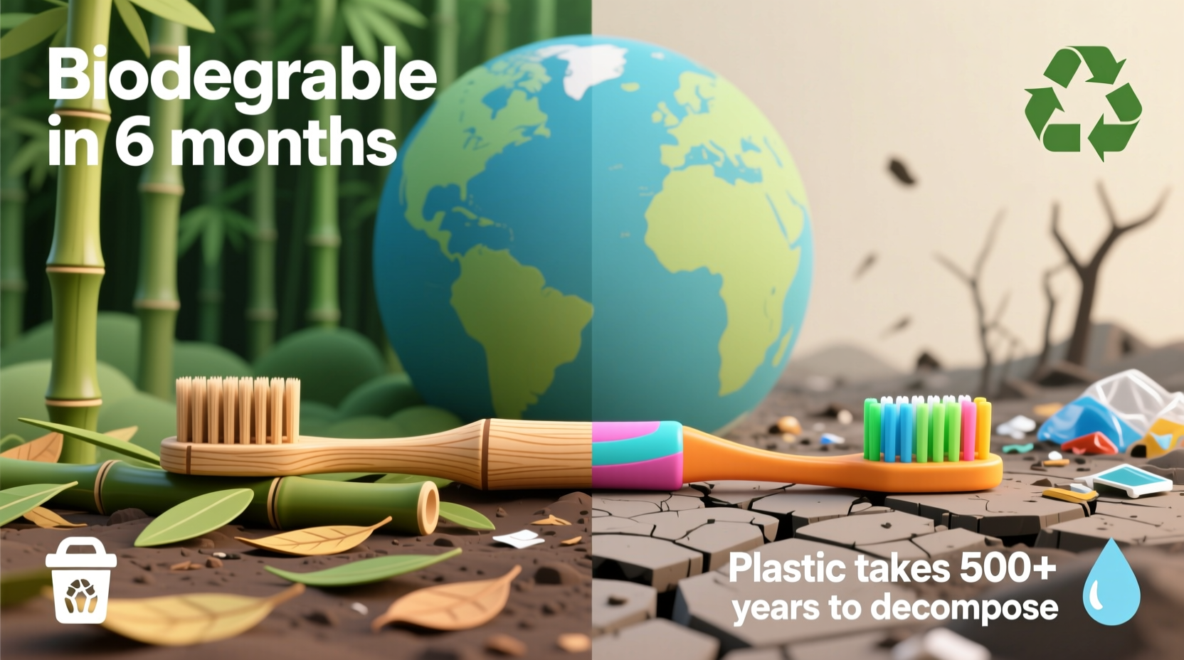 are bamboo toothbrushes truly better for the environment than plastic