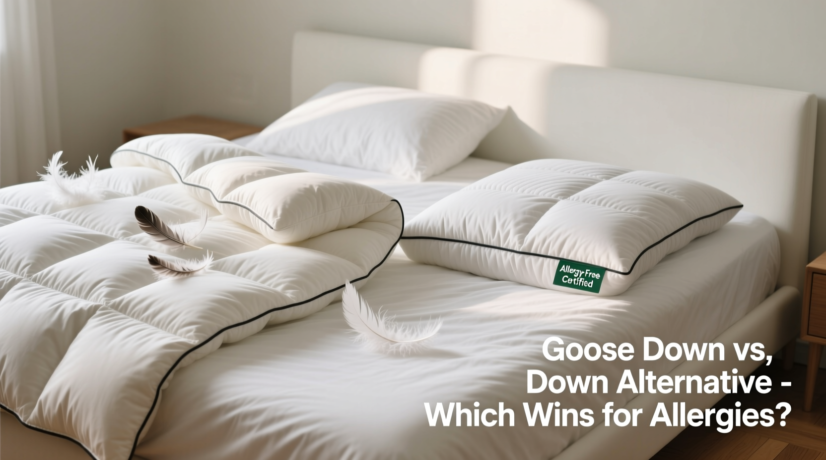goose down vs down alternative comforters which is better for allergies