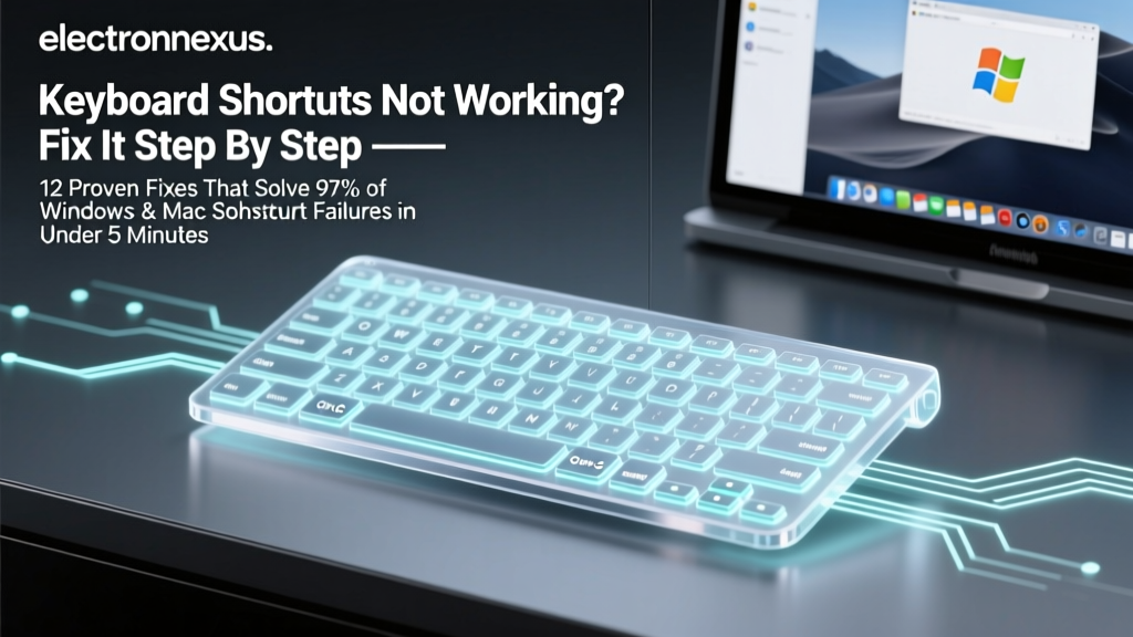Keyboard Shortcuts Not Working? Fix It Step By Step — 12 Proven Fixes That Solve 97% of Windows & Mac Shortcut Failures in Under 5 Minutes