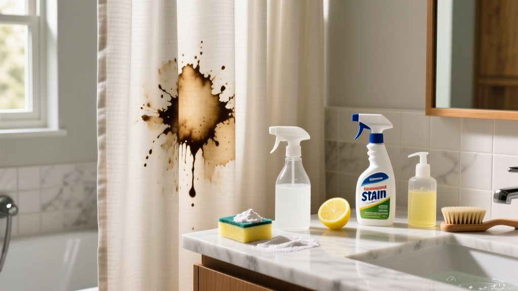 How to Get Tea Out of Shower Curtain: 5 Tested Methods