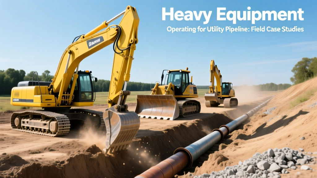 Heavy Equipment Operating for Utility Pipelines: Field Case Studies
