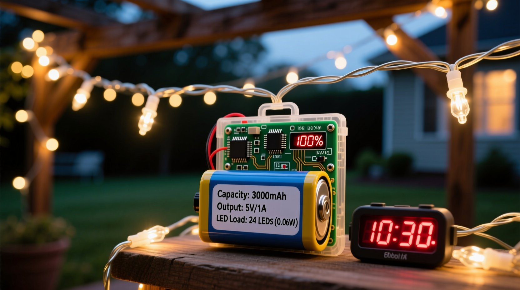 why do battery packs for string lights drain so fast