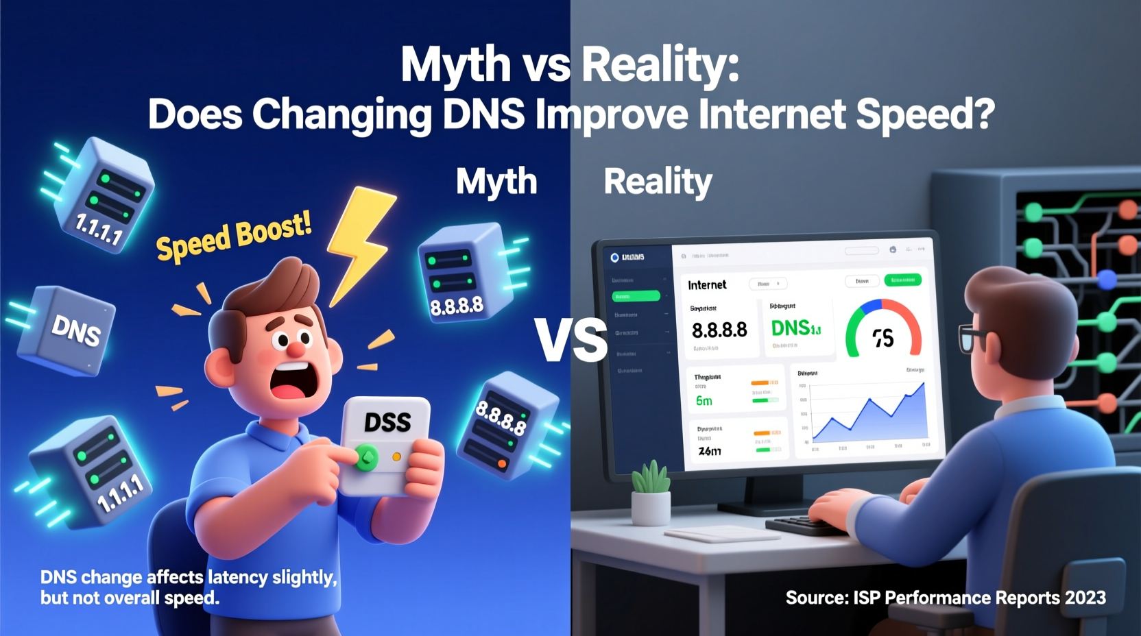 does changing dns improve internet speed myth vs reality