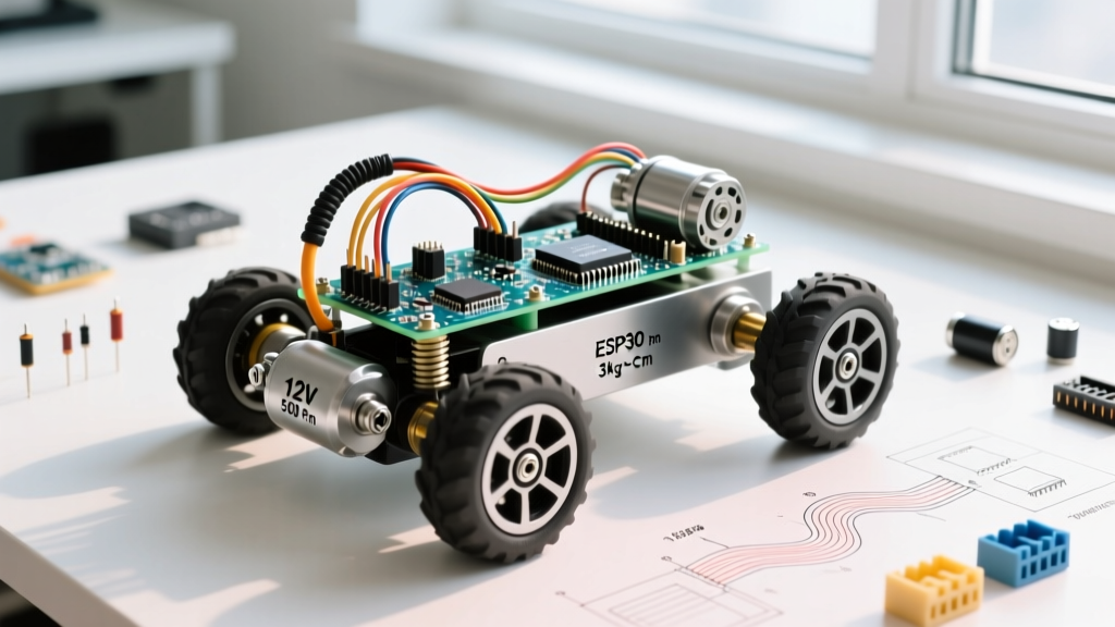 Selecting and Wiring DC Motors for Arduino Rover Projects