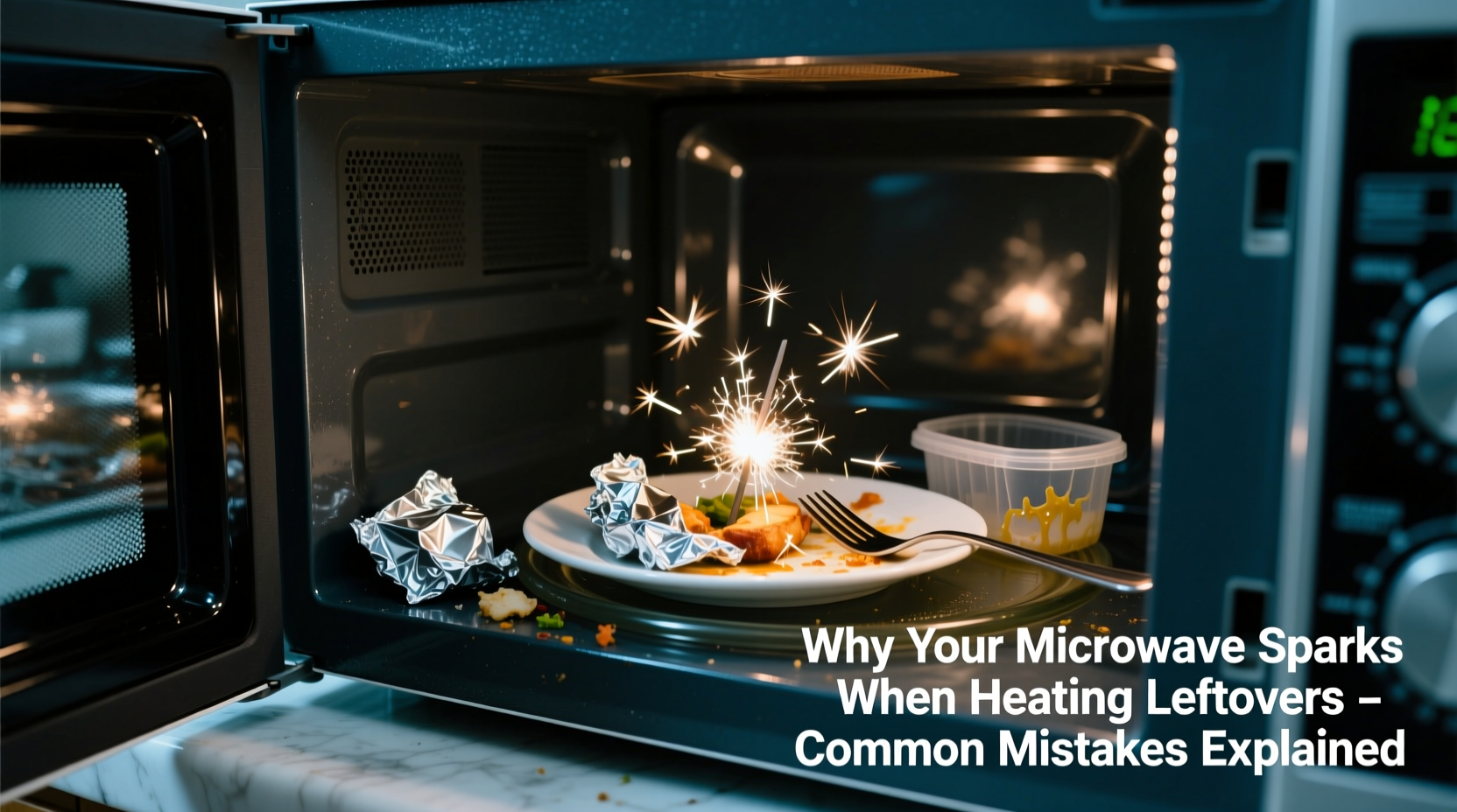 why does my microwave spark when i heat leftovers common mistakes