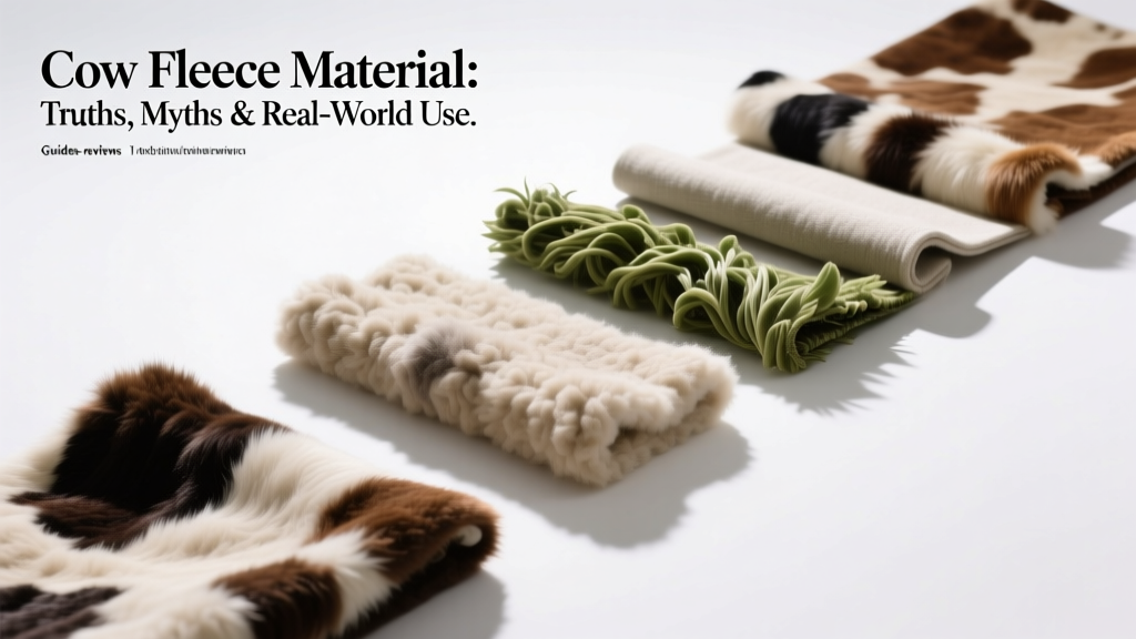 Cow Fleece Material: Truths, Myths & Real-World Use