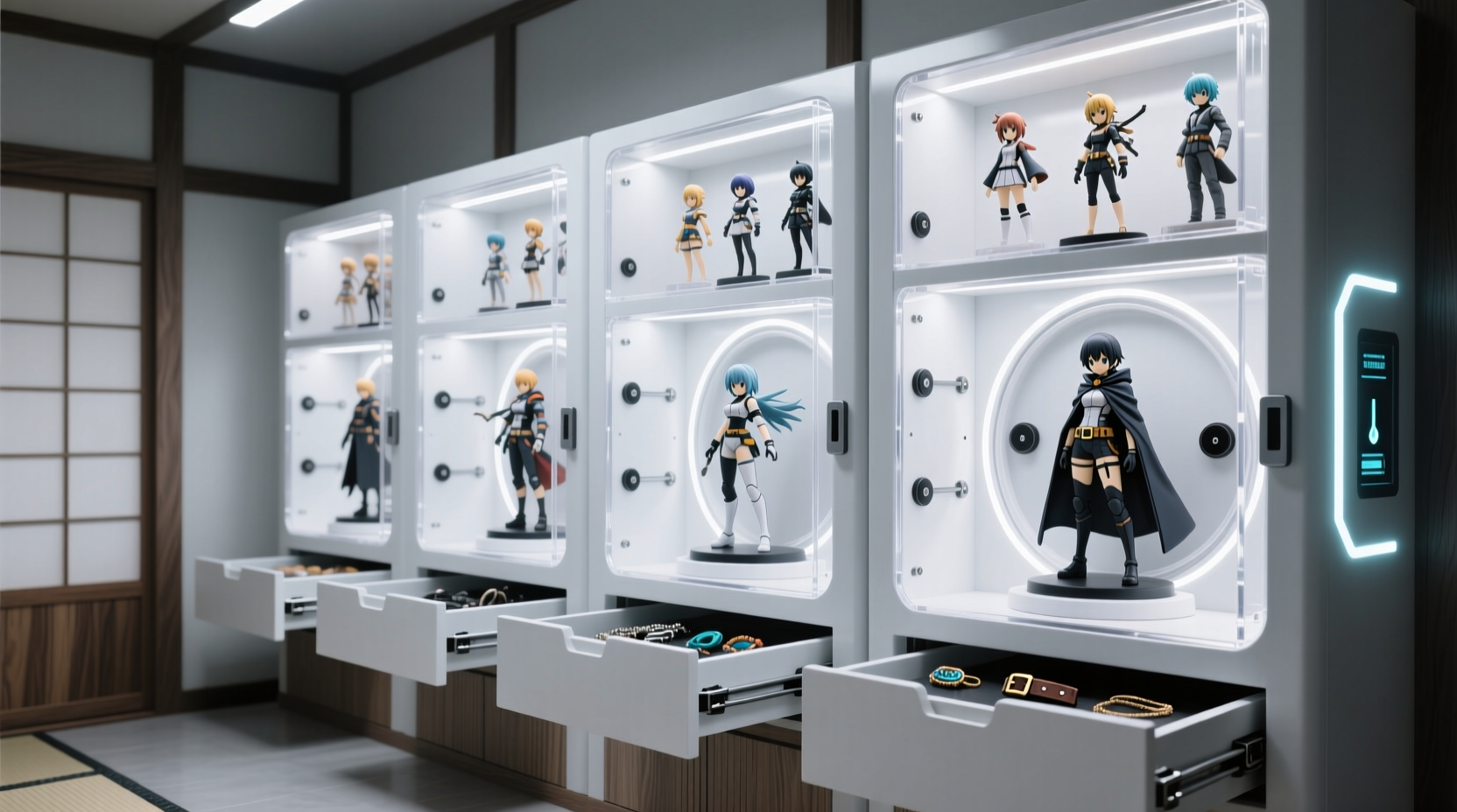 closet organization tips for anime figures daily wear