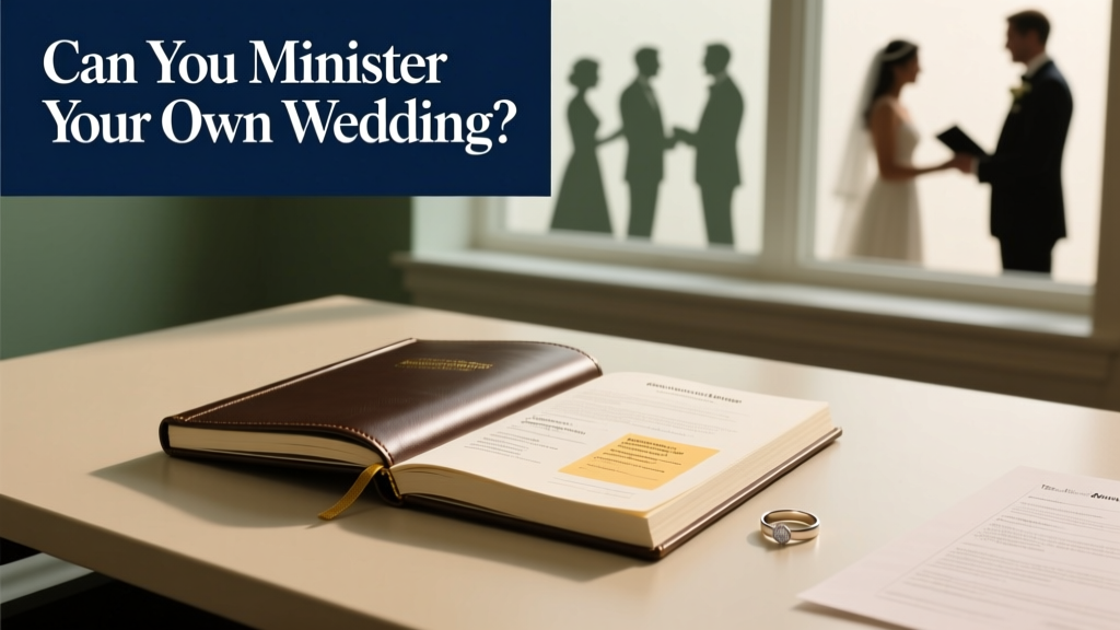 Self-Officiated Weddings: What States Allow It (2026)