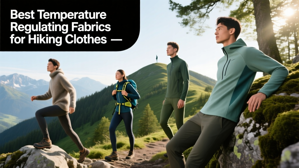 Best Temperature Regulating Fabrics for Hiking Clothes