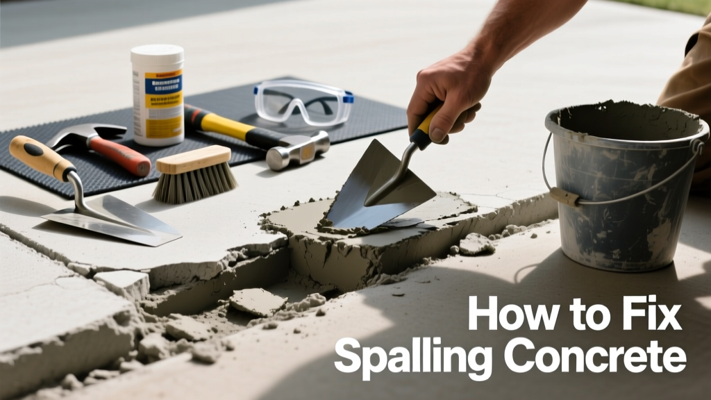 How to Fix Spalling Concrete on Driveways and Patios