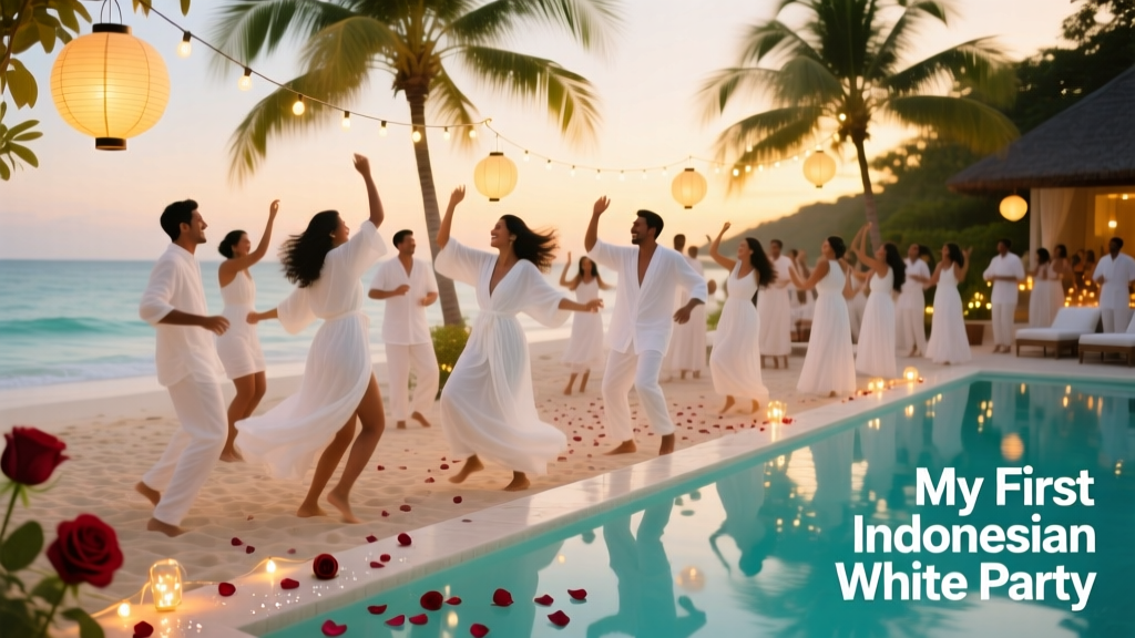 My First Indonesian White Party: A Night of Powder, Pulse, and Cultural Nuance