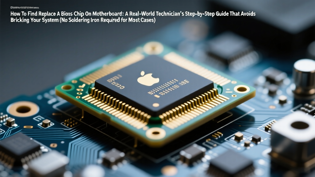How To Find Replace A Bios Chip On Motherboard: A Real-World Technician’s Step-by-Step Guide That Avoids Bricking Your System (No Soldering Iron Required for Most Cases)
