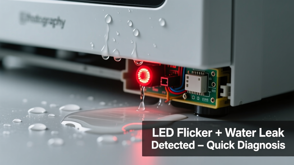 LED Light Flickering & Leaking Water: Quick Diagnosis