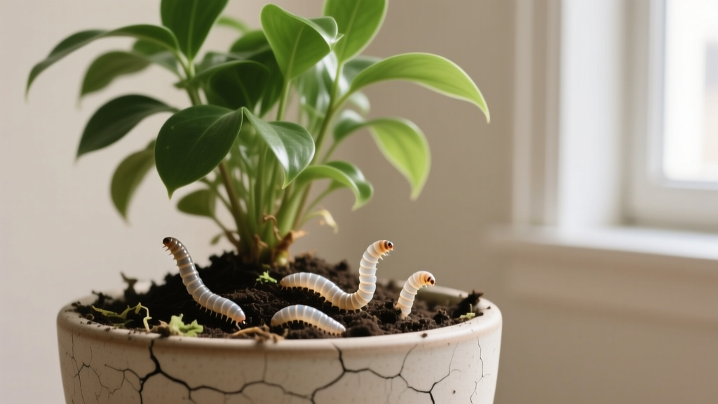 Earthworms for Indoor Plants Pest Control? No
