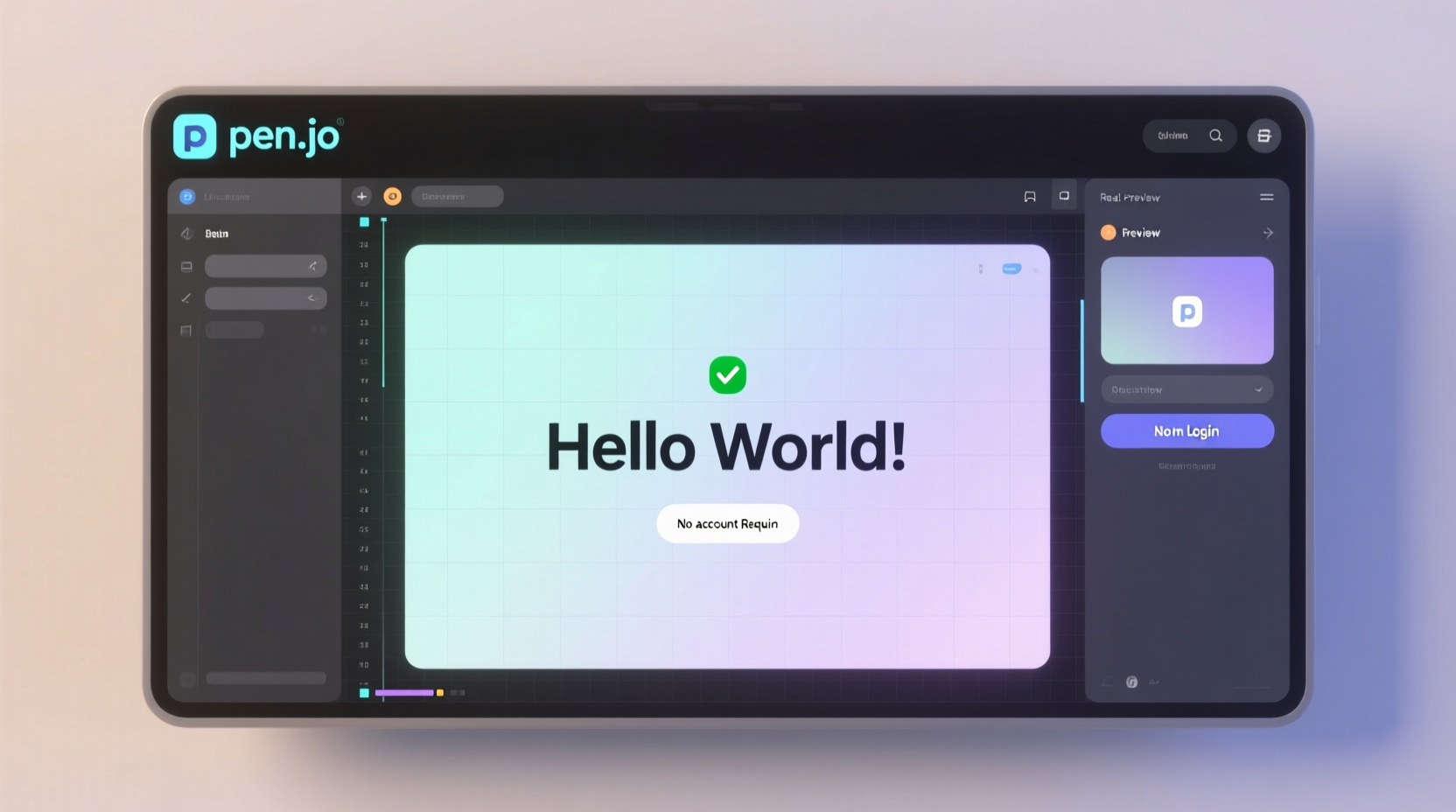 pen io publishes simple web pages no account necessary