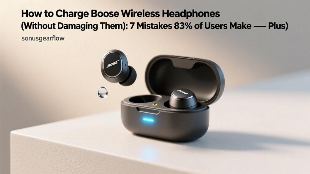 How to Charge Bose Wireless Headphones Safely
