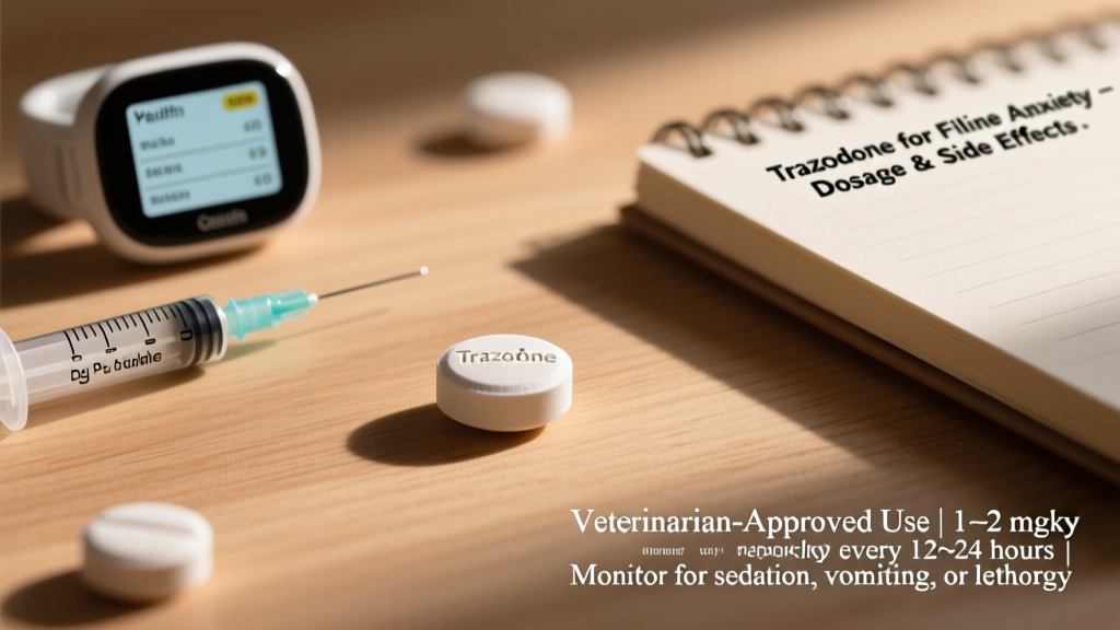 Trazodone for Cats: Uses, Dosage & Side Effects