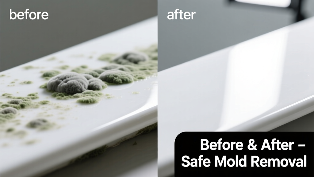 How to Remove Mold from Porcelain Surfaces Safely