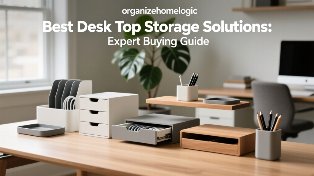 Best Desk Top Storage Solutions: Expert Buying Guide