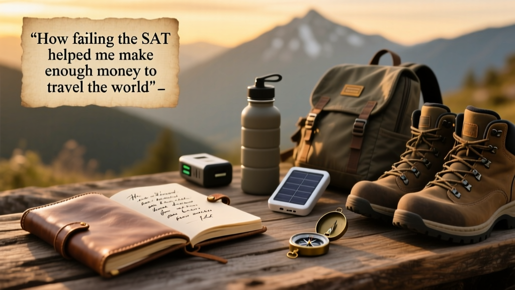 How Failing The SAT Helped Me Make Enough Money To Travel The World