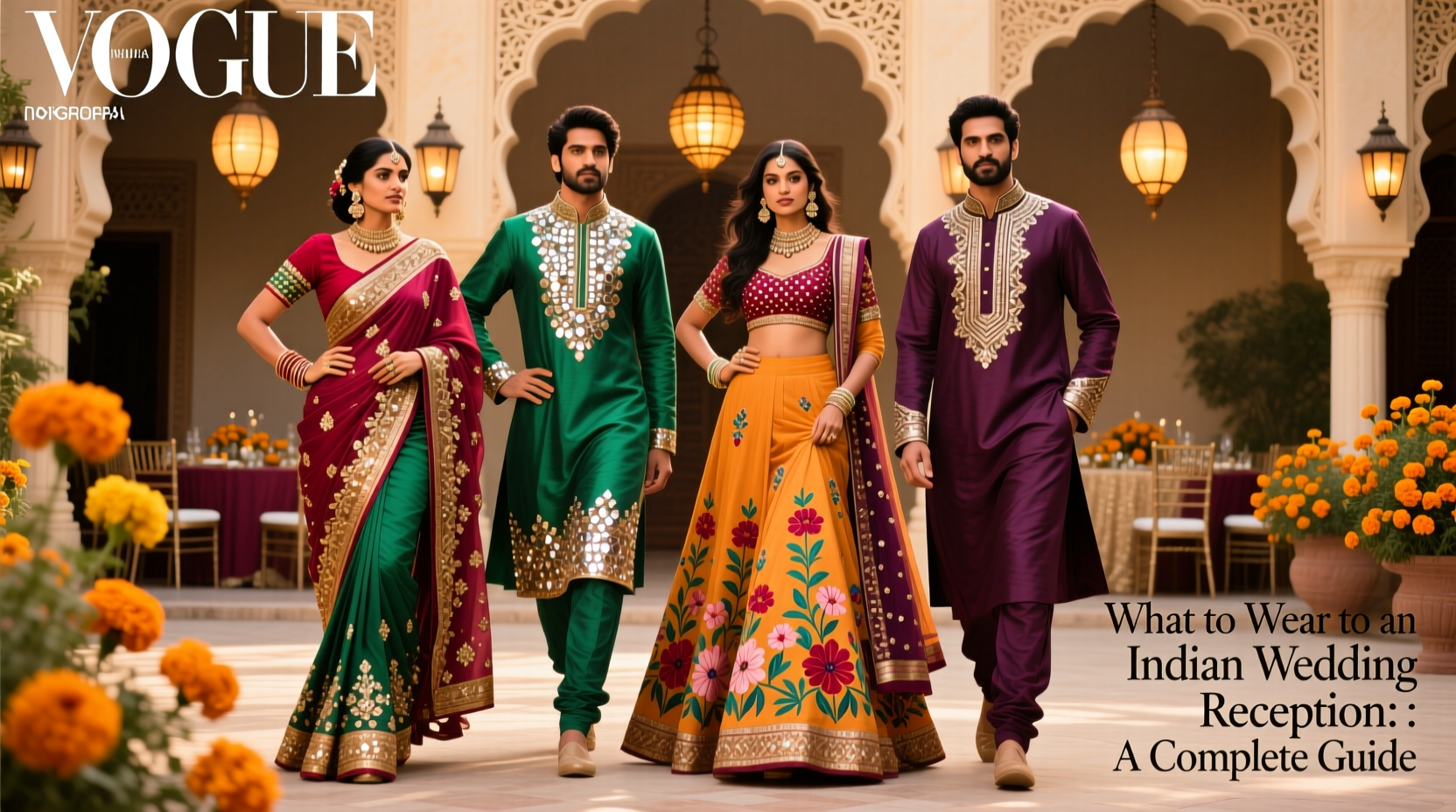 what to wear to an indian wedding reception