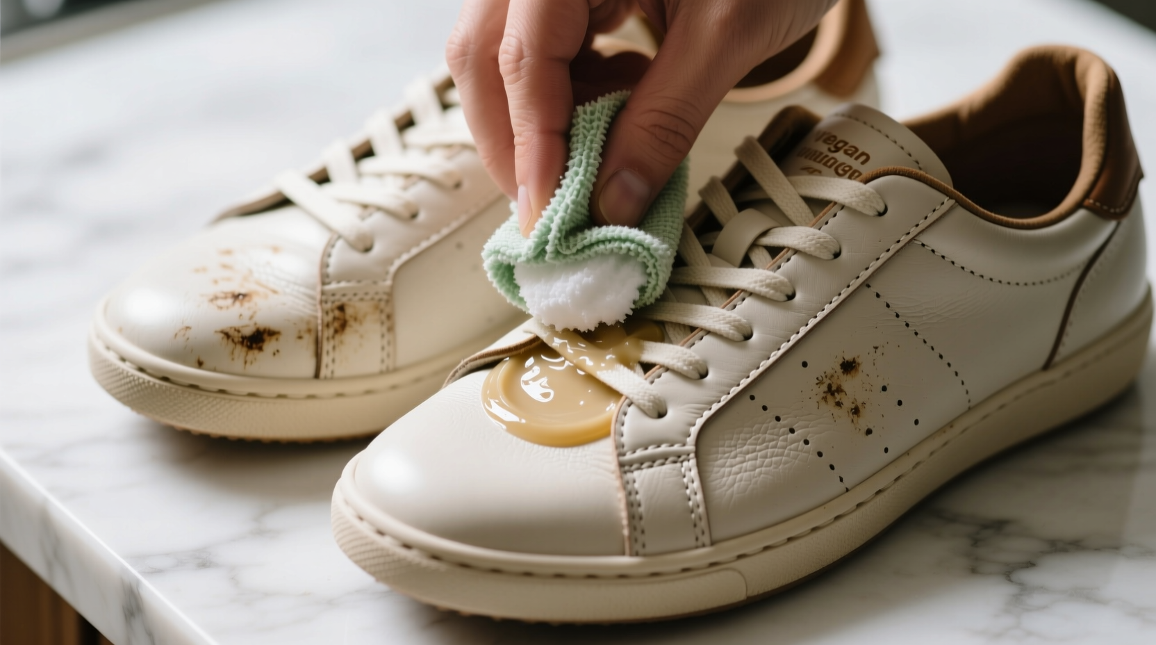 eco friendly cleaning tips vegan leather scuff removal