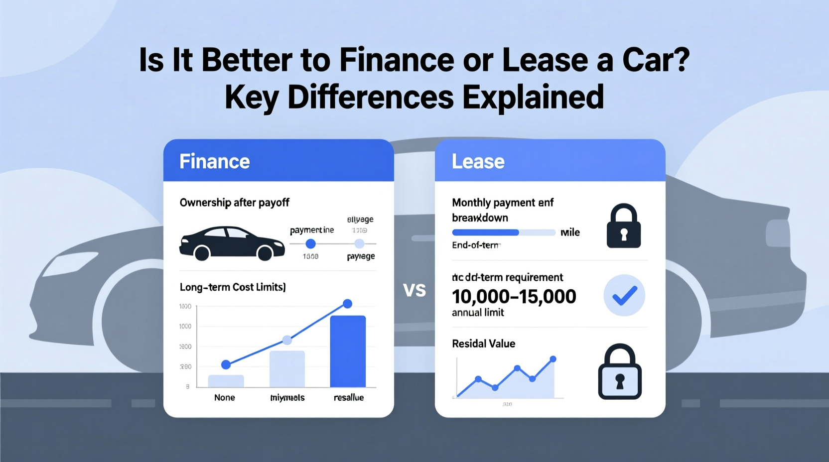 is it better to finance a car or lease