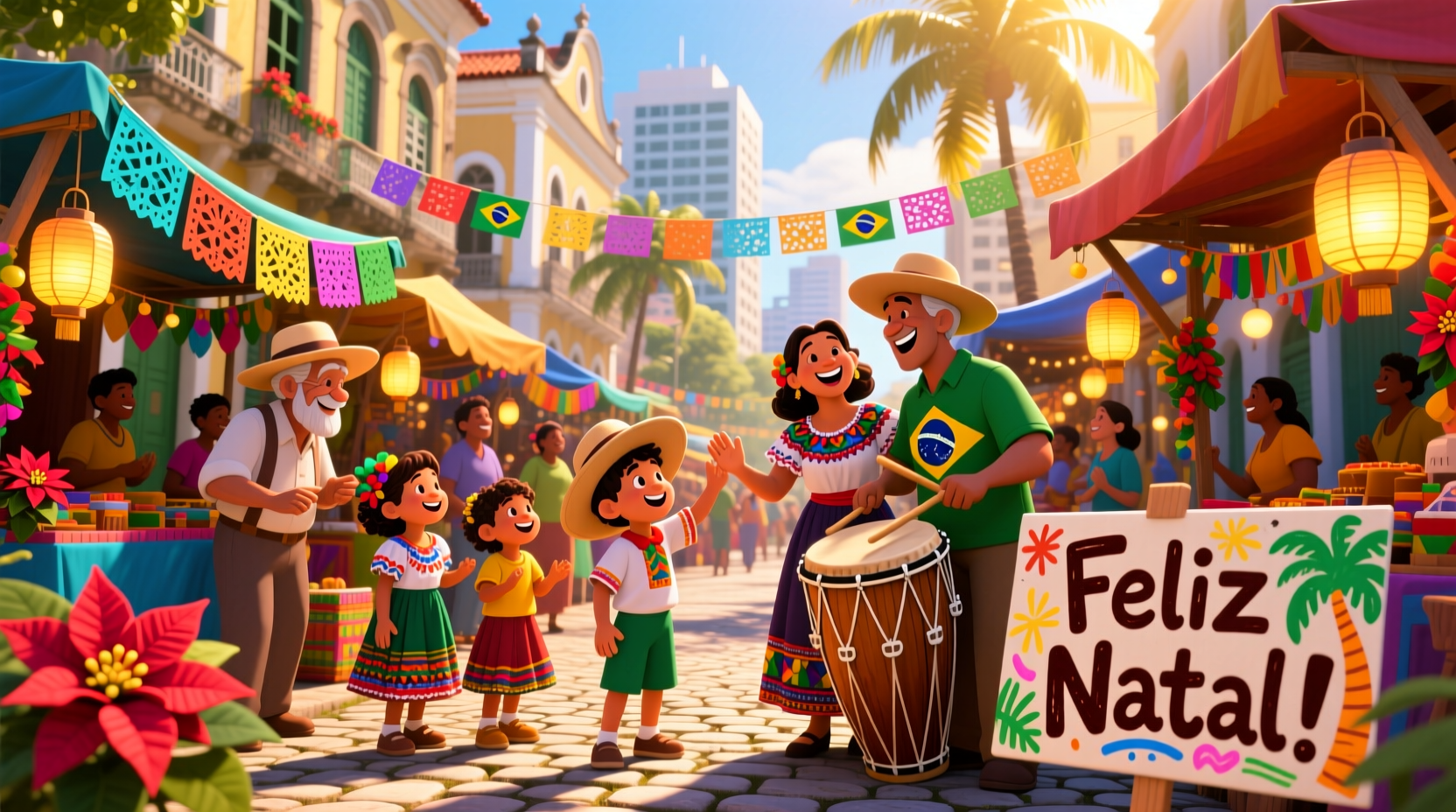 how to say merry christmas in brazil