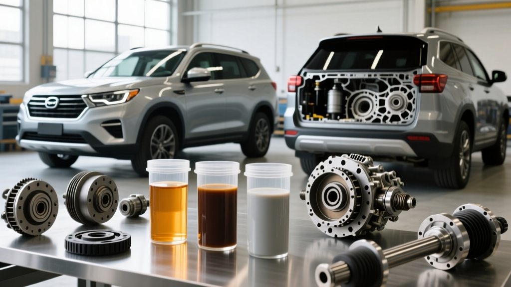 Front and Rear Differential Service: Reading Fluid Color & Condition