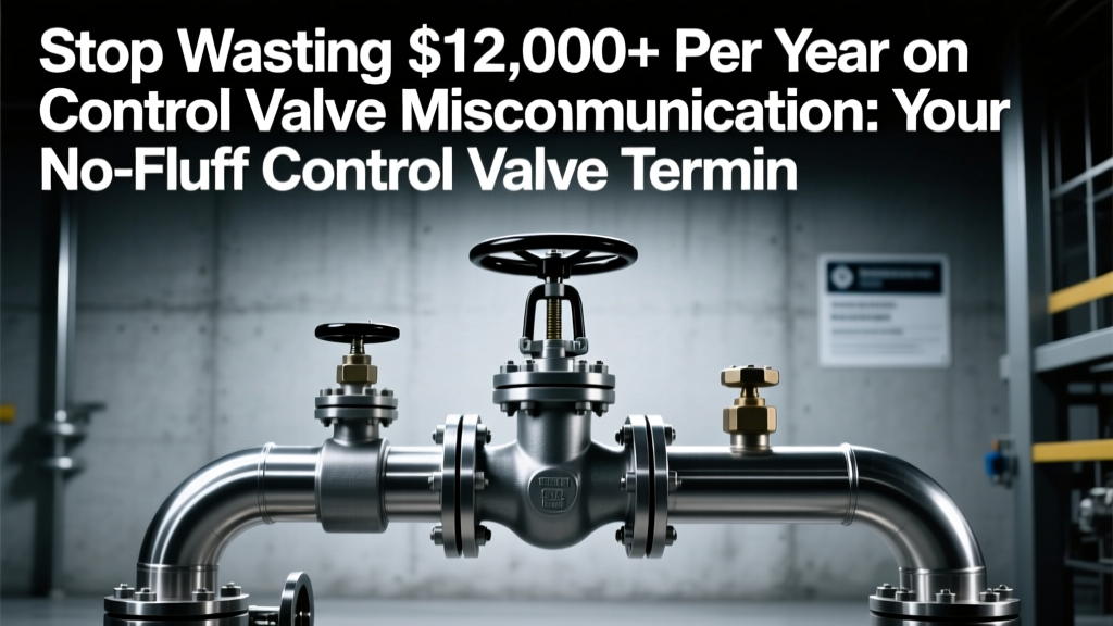 Control Valve Glossary: ROI, Cv Costs & API/ISA Standards
