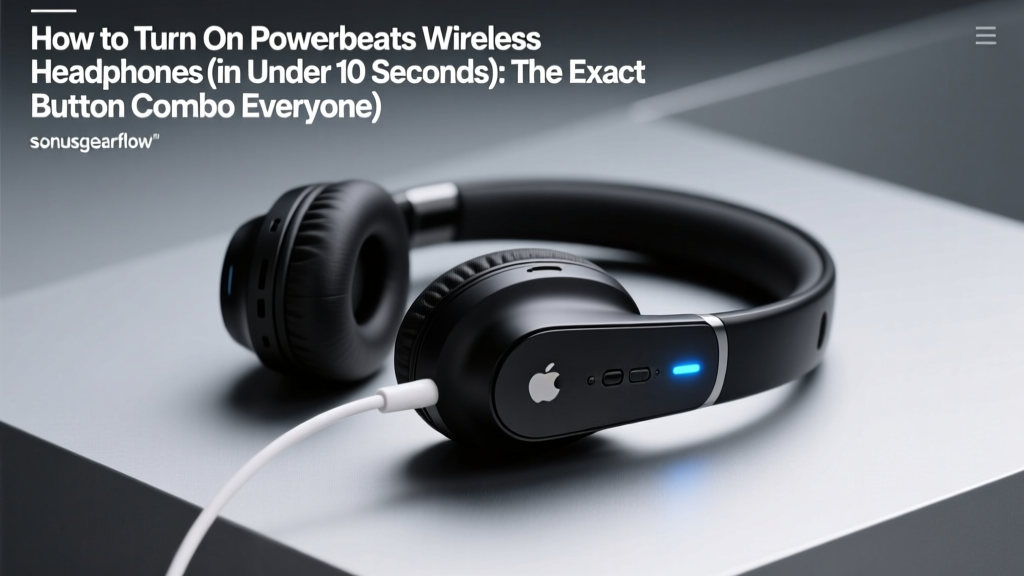 Powerbeats Power On: Button Combo & Fix (2026)