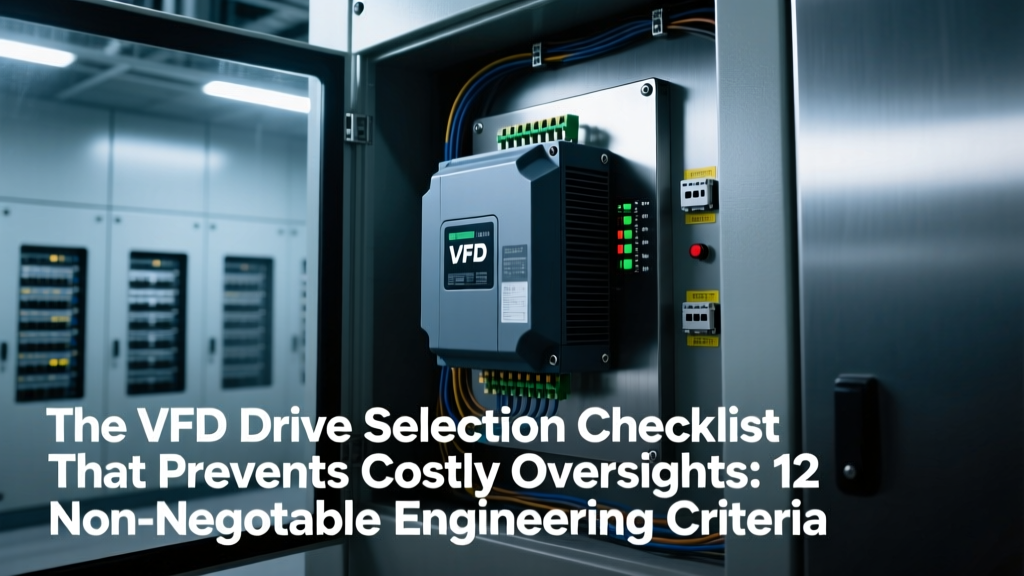 VFD Drive Selection Checklist: 12 Non-Negotiable Criteria