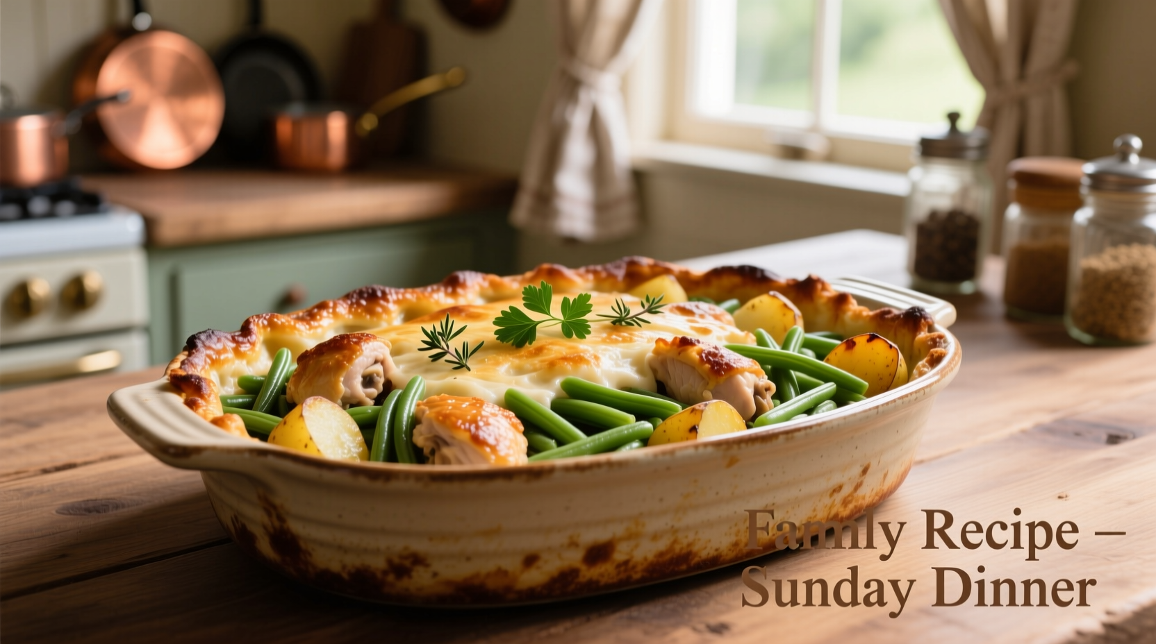 Perfect Chicken Potato Green Bean Bake Recipe in 45 Minutes