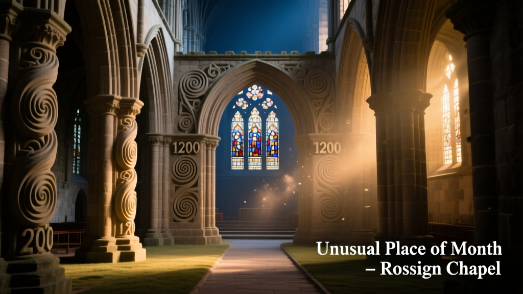 Unusual Place of the Month: Rosslyn Chapel — A 15th-Century Architectural Enigma in Midlothian, Scotland
