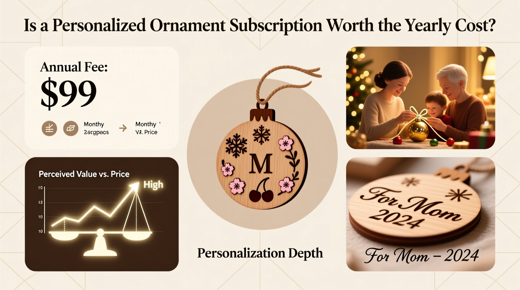 is a personalized ornament subscription worth the yearly cost